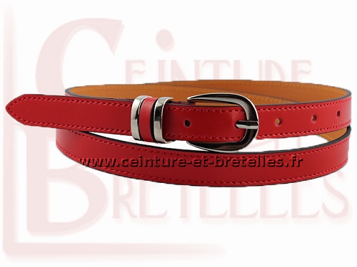 ceinture-femme-fine-rouge