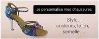 Chaussures de dans personnalisables - DanseBoutique